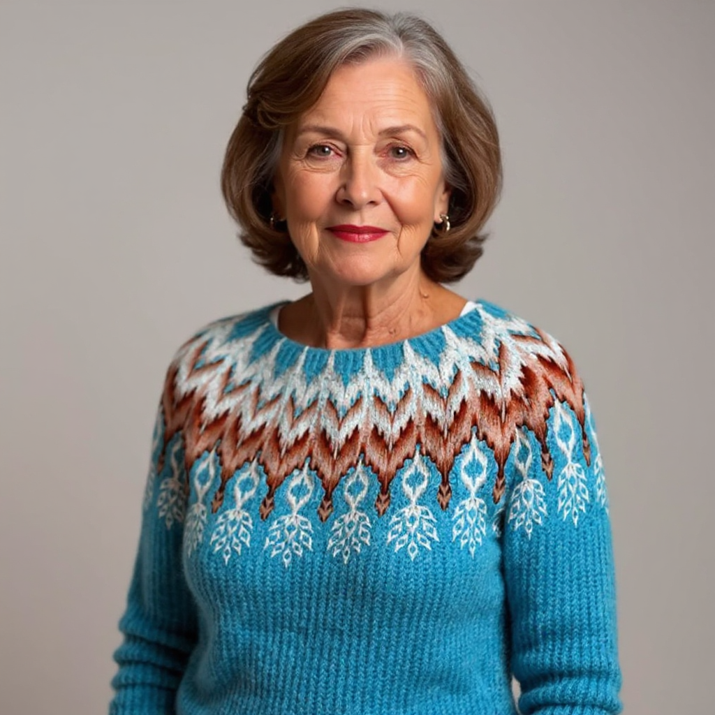 Elaine | Vintage Island Sweater