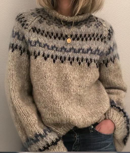 Karen | Vintage Island Sweater